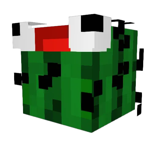 morfitux Minecraft avatar head, 3D render