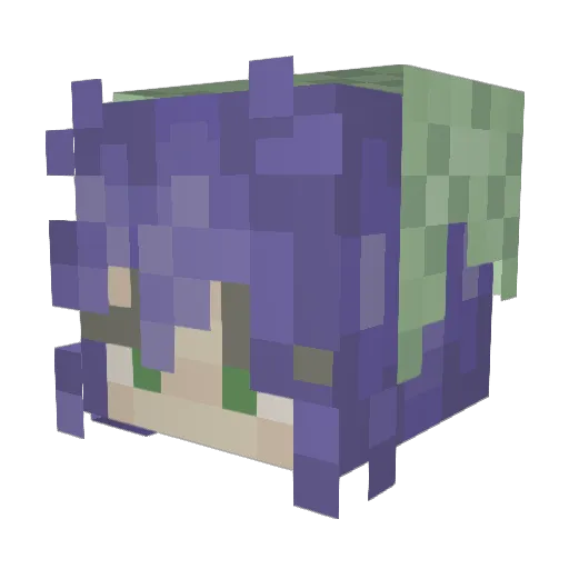 morgainzzz Minecraft avatar head, 3D render