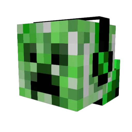 morgan44 Minecraft avatar head, 3D render