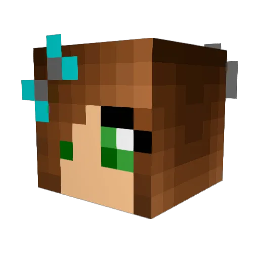 morgan71996 Minecraft avatar head, 3D render