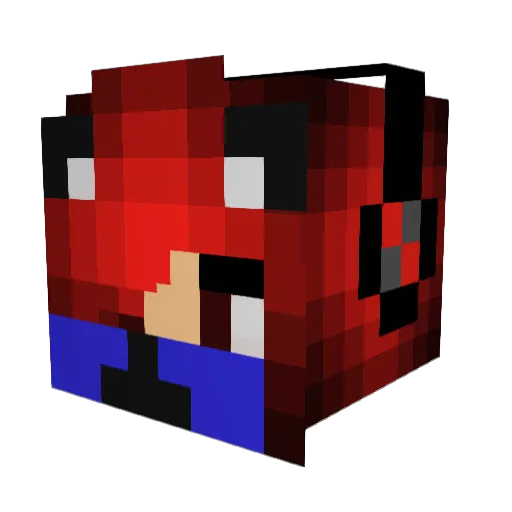 morgan_rose Minecraft avatar head, 3D render