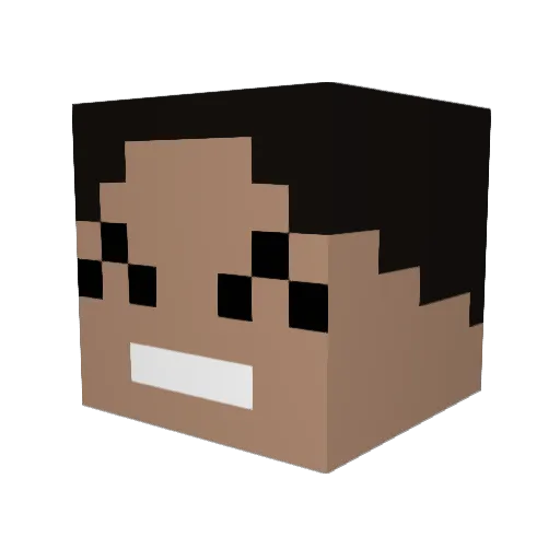 morgan_thunder34 Minecraft avatar head, 3D render