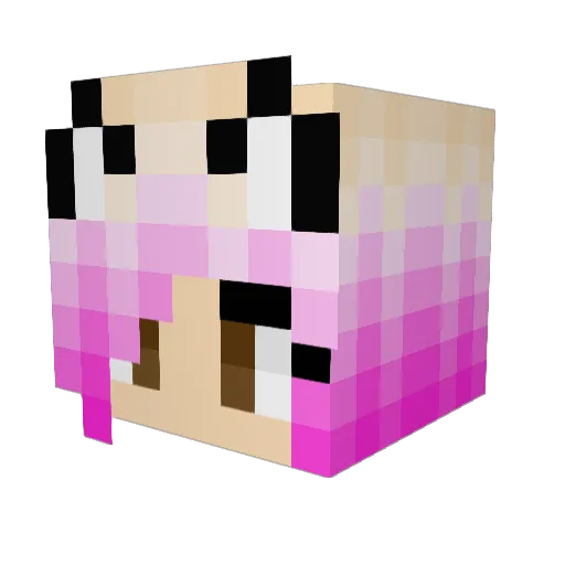 morganbens Minecraft avatar head, 3D render