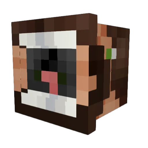 morganharper Minecraft avatar head, 3D render