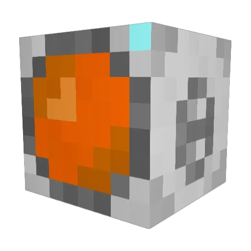 morganlala Minecraft avatar head, 3D render