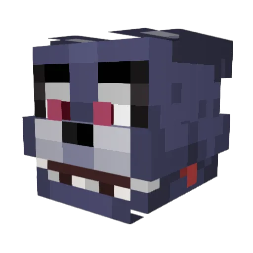 morganokay Minecraft avatar head, 3D render