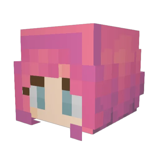 morgoopie Minecraft avatar head, 3D render