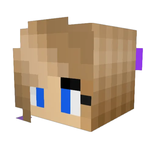 morgsix Minecraft avatar head, 3D render