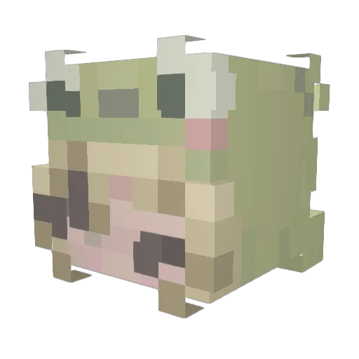 morgyghost Minecraft avatar head, 3D render