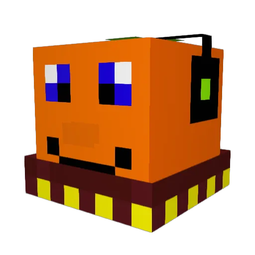 mori1712 Minecraft avatar head, 3D render