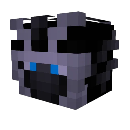 moriconn Minecraft avatar head, 3D render