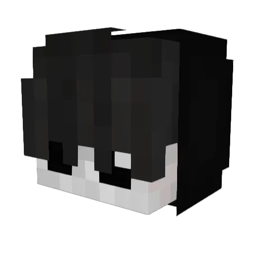 moriklix Minecraft avatar head, 3D render