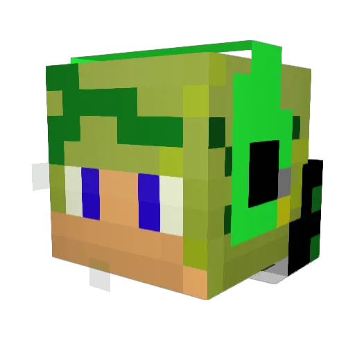 morion0428 Minecraft avatar head, 3D render
