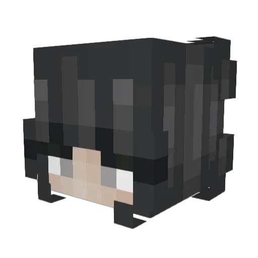 moriphyte Minecraft avatar head, 3D render