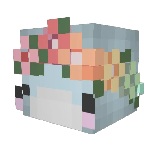 moritzb231 Minecraft avatar head, 3D render