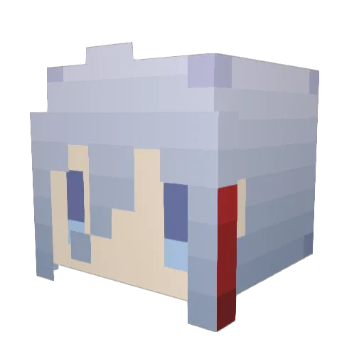 morizo5656 Minecraft avatar head, 3D render