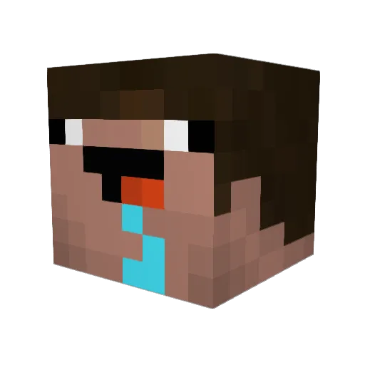 morking1234 Minecraft avatar head, 3D render