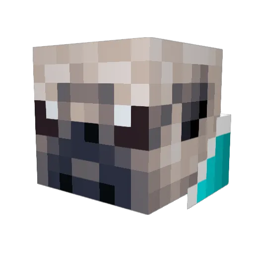 morlan99 Minecraft avatar head, 3D render