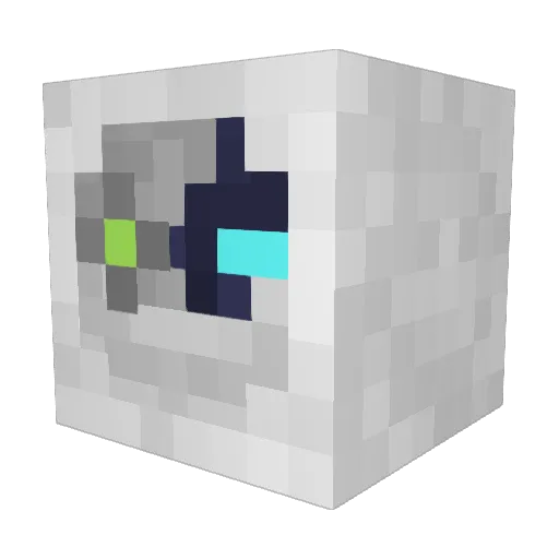 morllz Minecraft avatar head, 3D render
