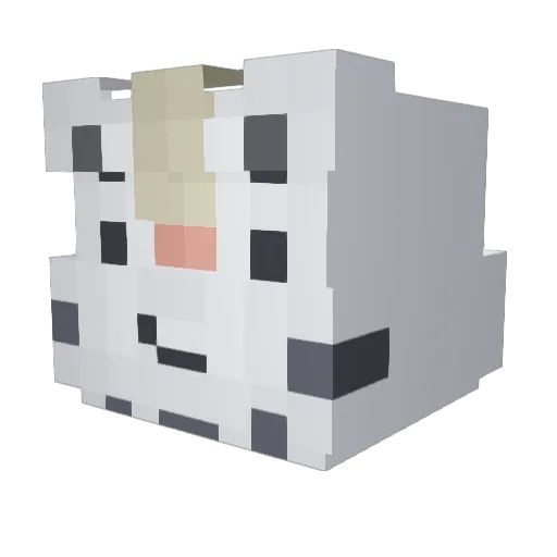 morming0 Minecraft avatar head, 3D render