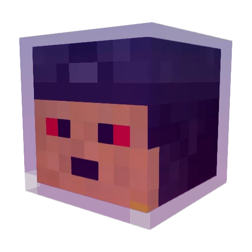 mornerr Minecraft avatar head, 3D render