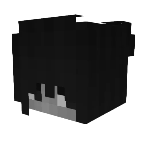 mornes Minecraft avatar head, 3D render