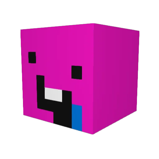 morning01 Minecraft avatar head, 3D render