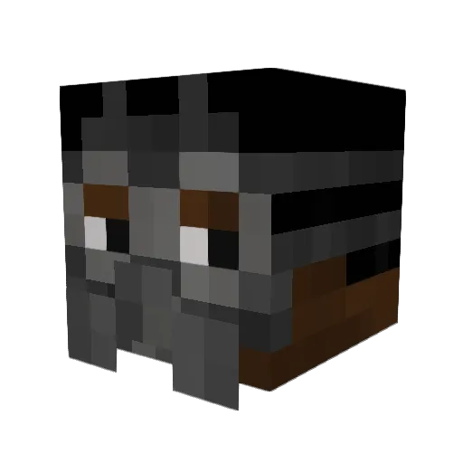 moro22 Minecraft avatar head, 3D render