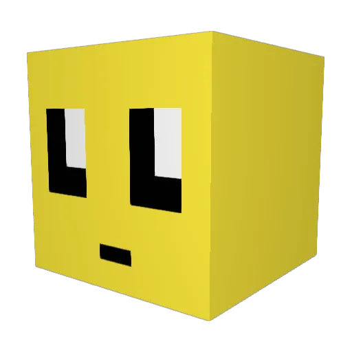 morocoshi_59 Minecraft avatar head, 3D render