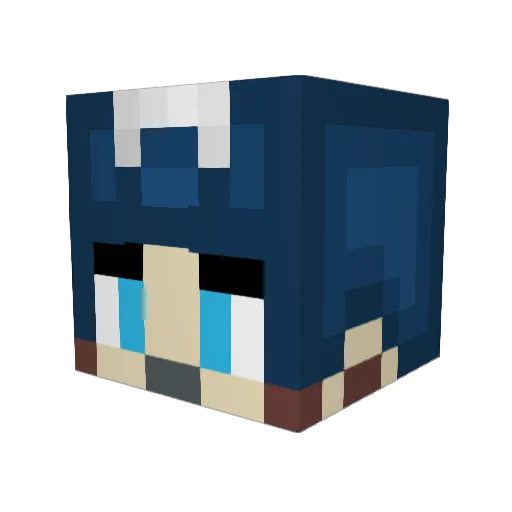 morot2004 Minecraft avatar head, 3D render