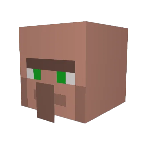 morris999169 Minecraft avatar head, 3D render