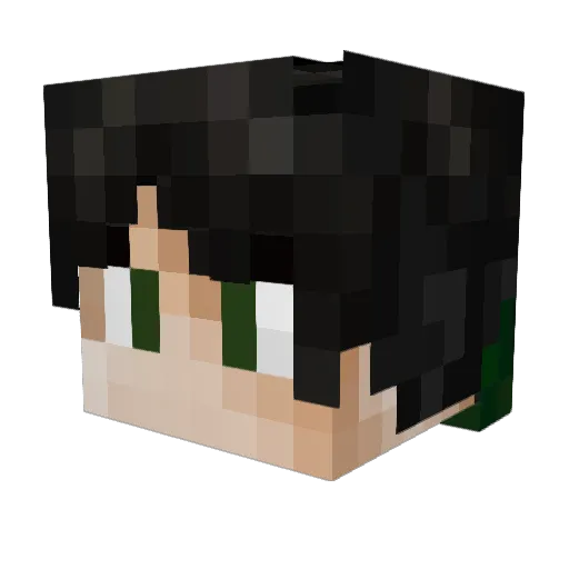morriskuo0712 Minecraft avatar head, 3D render
