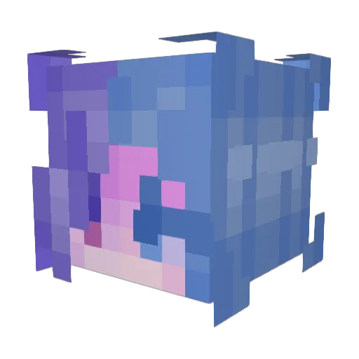 morrnd Minecraft avatar head, 3D render