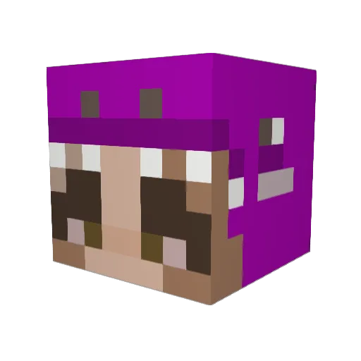 morsoe Minecraft avatar head, 3D render
