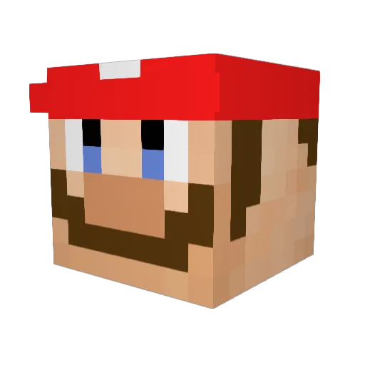 morten_sander Minecraft avatar head, 3D render