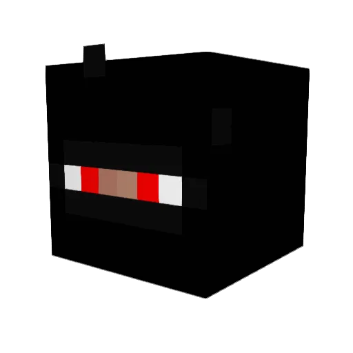 mortenlukas Minecraft avatar head, 3D render