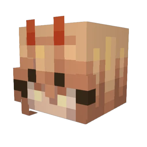 mortiferum88 Minecraft avatar head, 3D render