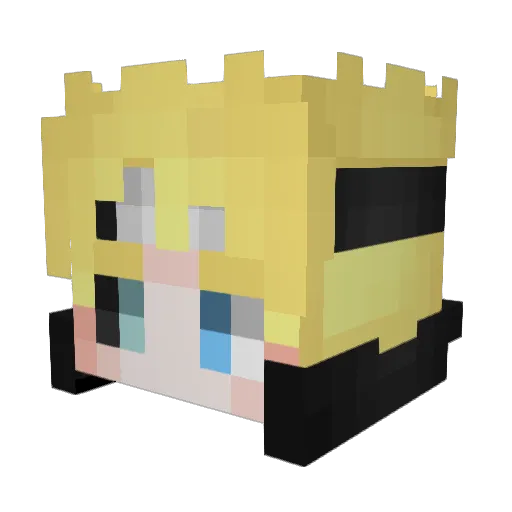mortorsi43 Minecraft avatar head, 3D render