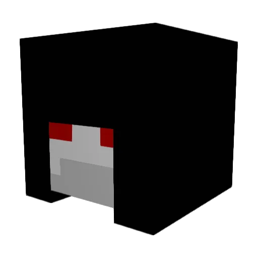 mortte1 Minecraft avatar head, 3D render