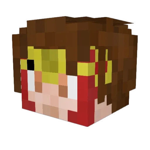 morugon Minecraft avatar head, 3D render