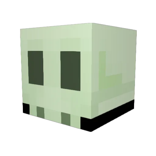moruq Minecraft avatar head, 3D render