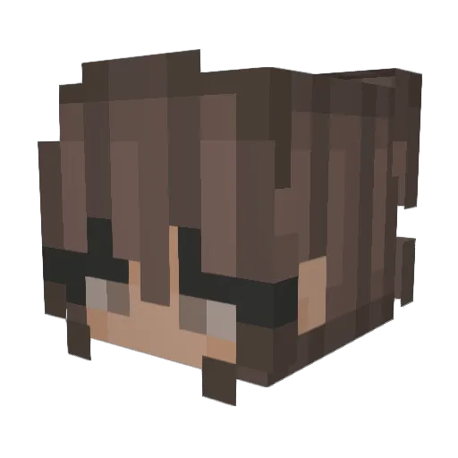 morven257 Minecraft avatar head, 3D render
