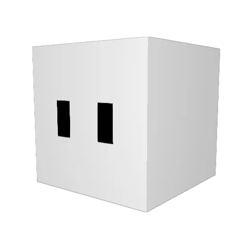 mosataan Minecraft avatar head, 3D render