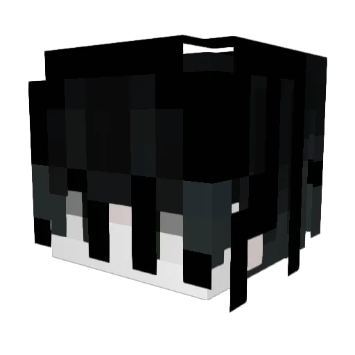 moscpw Minecraft avatar head, 3D render