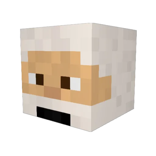moses08 Minecraft avatar head, 3D render