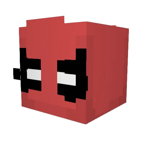 mosh1448 Minecraft avatar head, 3D render