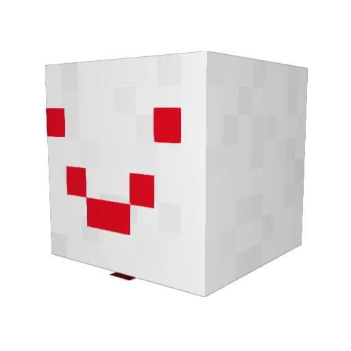 mosh6574 Minecraft avatar head, 3D render