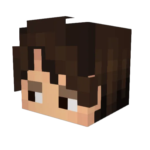 mosilosi Minecraft avatar head, 3D render