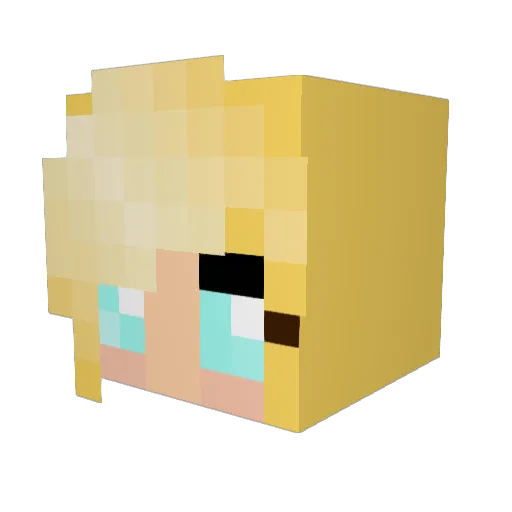 moska8910 Minecraft avatar head, 3D render