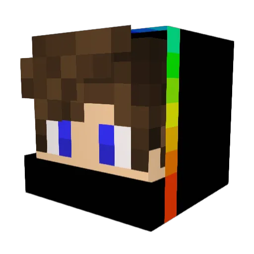 moskada Minecraft avatar head, 3D render